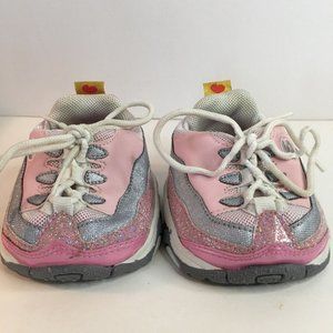 Build a Bear Workshop Pink Heart Skechers Athletic and Camouflage Skirt